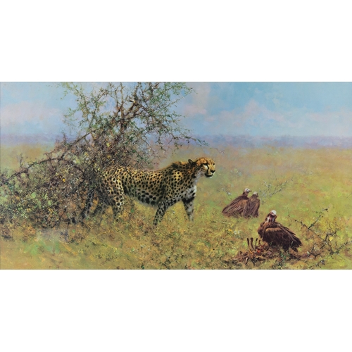 322 - DAVID SHEPHERD PAIR OF ARTIST SIGNED LIMITED EDITION COLOUR PRINTS OF WILD CATS Untitled (641/850)4 ... 