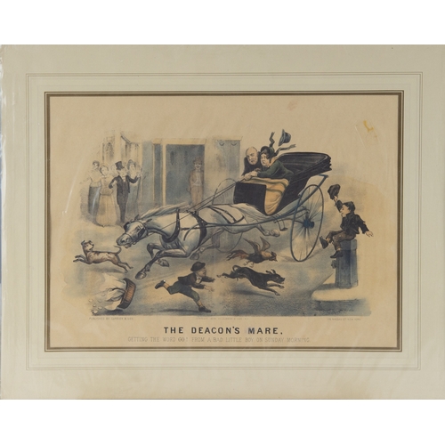 309 - JAMES GILRAY SET OF FOUR HAND COLOURED HUNTING PRINTS‘Hounds Finding’‘Coming in at the Death’‘Hounds... 