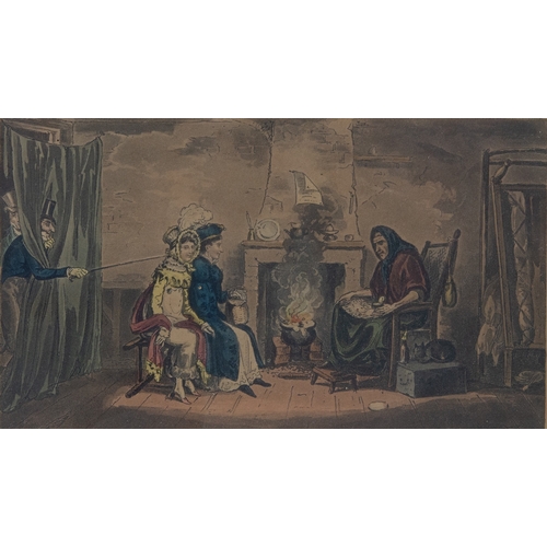 312 - ISAAC ROBERT & GEORGE CRUICKSHANK SET OF SIX ‘TOM AND JERRY’ HAND COLOURED ENGRAVINGS Published ... 