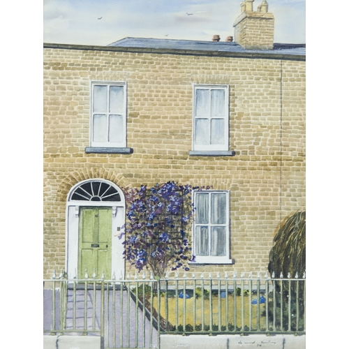 259 - DERMOT KELLY (TWENTIETH CENTURY)WATERCOLOUR’92 Haddington Road’Signed and dated (19)94, titled to la... 