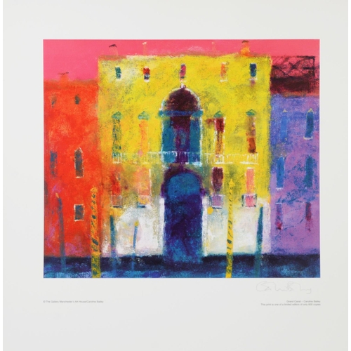 304 - CAROLINE BAILEY (1953) THREE ARTIST SIGNED LIMITED EDITION COLOUR PRINTS‘Grand Canal’, edition of 60... 