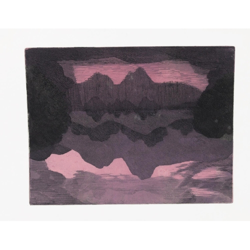 339 - NORMAN JAQUES (1922-2014) FIVE UNTITLED COLOUR PRINTSWoodland scene, signed, untitled 18” x 14 ½” (4... 