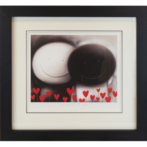 303 - DOUG HYDE (1972)ARTIST SIGNED LIMITED EDITION COLOUR PRINT ‘Shoulder to Shoulder’ (62/395) with cert... 