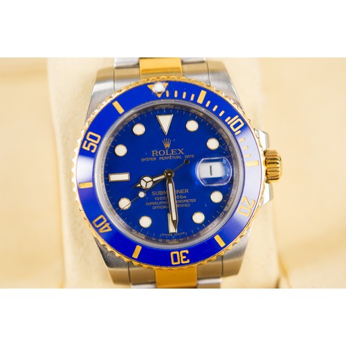 68 - ROLEX OYSTER PERPETUAL, SUBMARINER DATE, GENTLEMAN'S OFFICIALLY CERTIFIED SUPERLATIVE CHRONOMETER WR... 