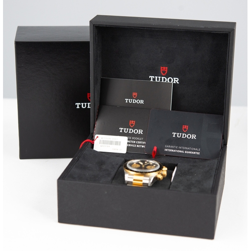 69 - TUDOR, GENEVE, OFFICIALLY CERTIFIED CHRONOMETER, BI-METAL GENT'S WRISTWATCH, model no 79363N, with s... 