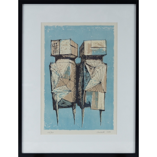 306 - LYNN RUSSELL CHADWICK (1914-2003)ARTIST SIGNED LIMITED EDITION COLOUR LITHOGRAPHThe Watchers (167/30... 