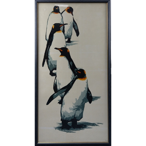 307 - HELEN FAY (1968) ARTIST SIGNEDLIMITED EDITION COLOUR PRINT OF EMPEROR PENGUINS ’Q’ (6/15), DATED (20... 