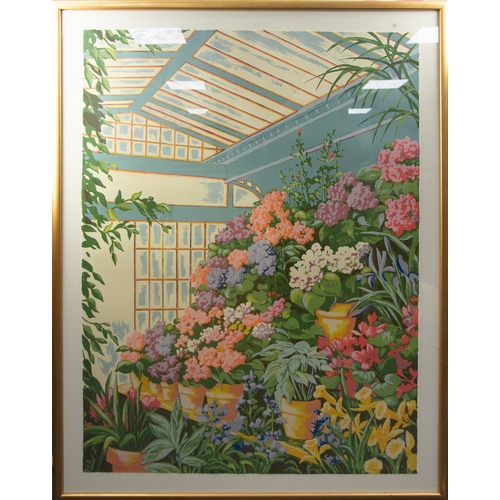 309 - GENEVIEVE RECKLING ARTIST SIGNED LIMITED EDITION COLOUR PRINT Summer Greenhouse (20/200) 39 ½” x 30”... 