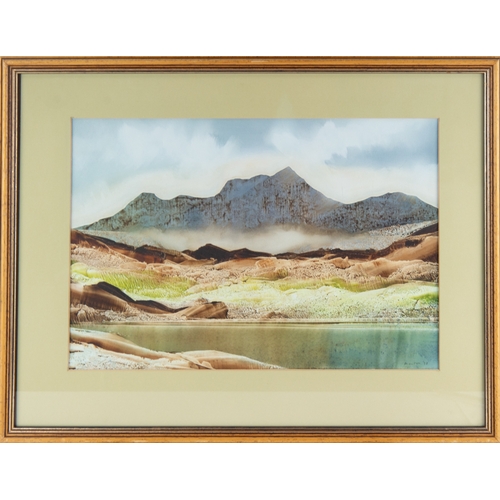 243 - PETER BARTON (TWENTIETH CENTURY) OIL PAINTING‘Slioch’ Signed, titled to label and dated 1998 verso11... 