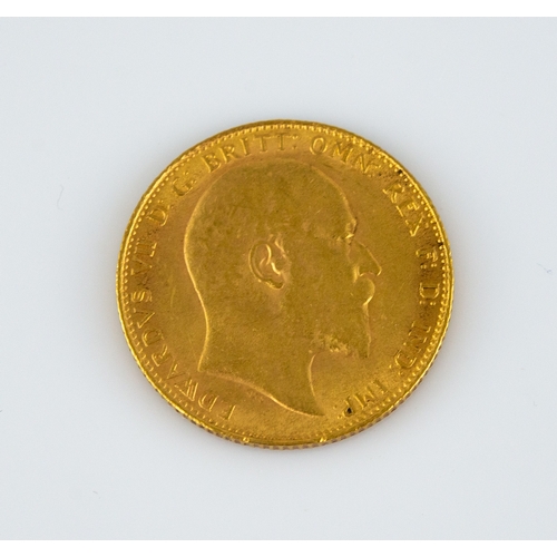 111 - EDWARD VII 1910 GOLD FULL SOVEREIGN