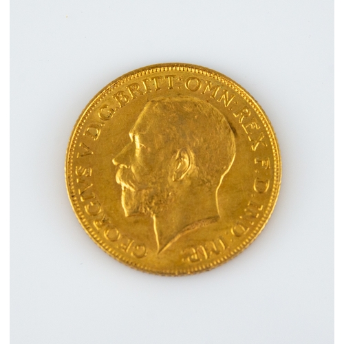 112 - GEORGE V 1911 GOLD FULL SOVEREIGN