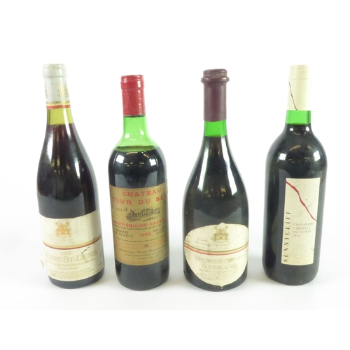 66 - 75cl BOTTLE VICONTE BERNARD DE ROMANET MOREY - ST DENIS RED WINE, 1982, good seal and level, label f... 