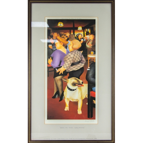 294 - BERYL COOK (1926-2008)ARTIST SIGNED COLOUR PRINT'Dog in the Dolphin'Guild stamped, titled and inscri... 