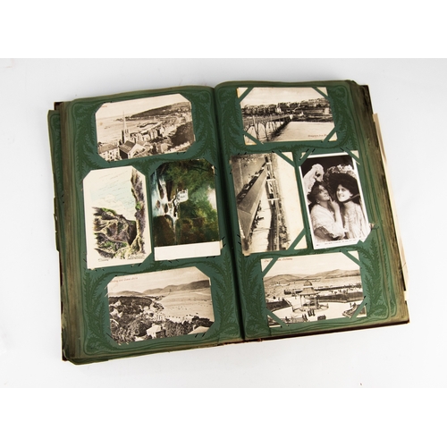 34 - EARLY 20th CENTURY ALBUM CONTAINING APPROXIMATELY 380, MOSTLY TOPOGRAPHICAL POSTCARDS