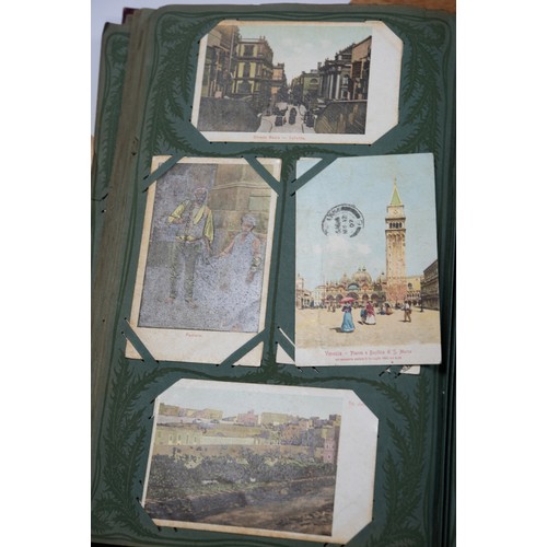 34 - EARLY 20th CENTURY ALBUM CONTAINING APPROXIMATELY 380, MOSTLY TOPOGRAPHICAL POSTCARDS