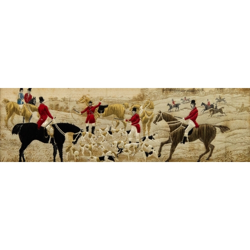 TWO SETS OF THREE COLOUR STEVENGRAPHS, comprising:‘The Start’‘The ...