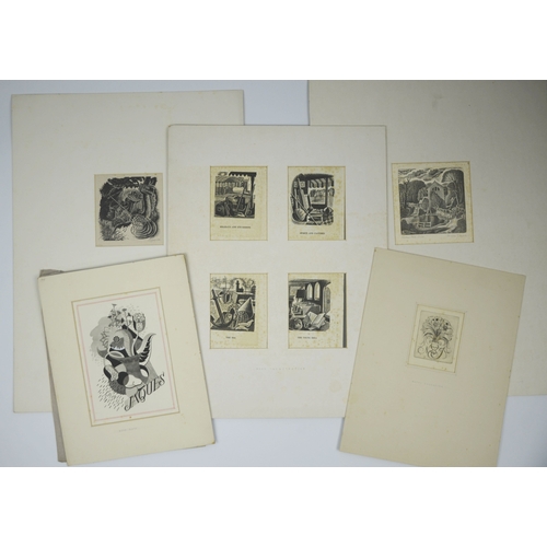 11 - NORMAN C JAQUES (1926-2014)MONOCHROME WATERCOLOUR‘Book Plate’, vase of flowers7” x 5” (17.8cm x 12.7... 