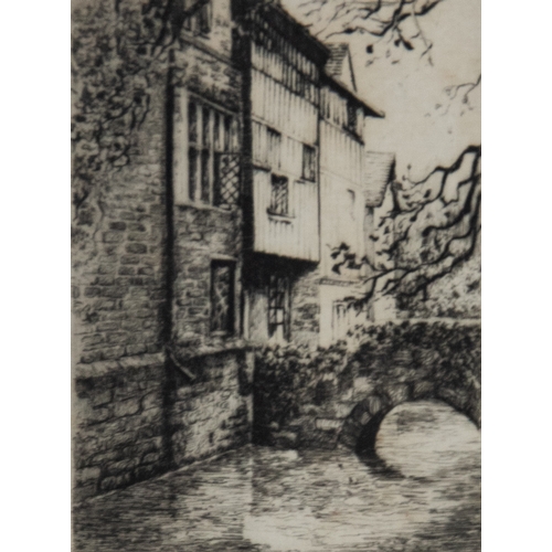371 - JOHN FULLWOOD ARTIST SIGNED ETCHING ‘Loch Etive’ 9 ½” x 12” (24.1cm x 30.5cm) PAIR OF SMALLER ETCHIN... 