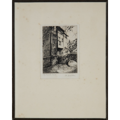 371 - JOHN FULLWOOD ARTIST SIGNED ETCHING ‘Loch Etive’ 9 ½” x 12” (24.1cm x 30.5cm) PAIR OF SMALLER ETCHIN... 