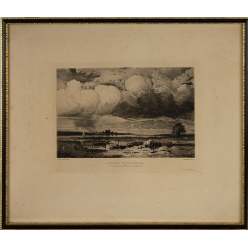 371 - JOHN FULLWOOD ARTIST SIGNED ETCHING ‘Loch Etive’ 9 ½” x 12” (24.1cm x 30.5cm) PAIR OF SMALLER ETCHIN... 