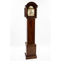F K PERKIN & SONS, WAKEFIELD, EDWARDIAN MAHOGANY CASED GRAND DAUGHTER ...