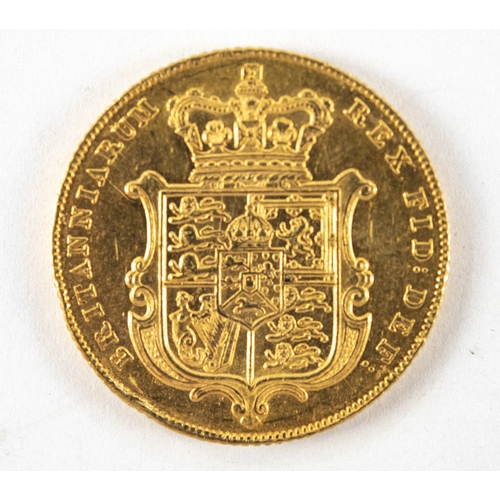 14 - GEORGE IV (1825) GOLD FULL SOVEREIGN (Extremely Fine-Brilliant Uncirculated)