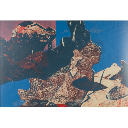 133 - BOHUSLAV BARLOW (b.1947)MIXED MEDIA ON PAPERAbstractUnsigned20