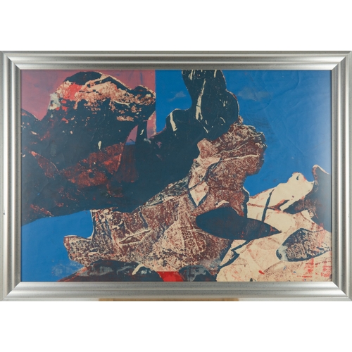 133 - BOHUSLAV BARLOW (b.1947)MIXED MEDIA ON PAPERAbstractUnsigned20