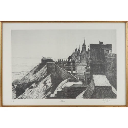 135 - AFTER BOHUSLAV BARLOW (b.1947)REPRODUCTION COLOUR PRINT'Scaitcliffe Hall - A New Dawn' 198914 ¾