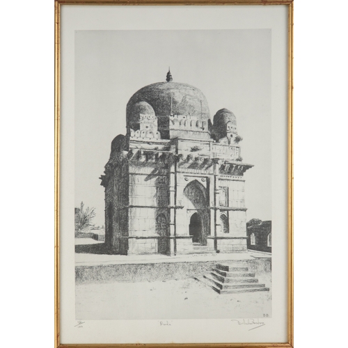 135 - AFTER BOHUSLAV BARLOW (b.1947)REPRODUCTION COLOUR PRINT'Scaitcliffe Hall - A New Dawn' 198914 ¾