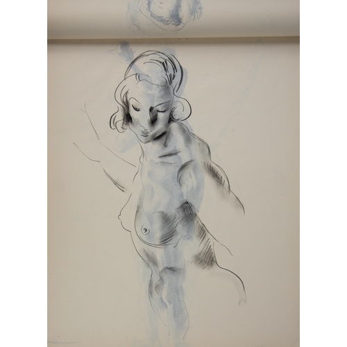 132 - GEORGE MAYER-MARTON (1897 – 1960) COMPREHENSIVE PORTFOLIO OF WORKS, VARIOUS MEDIA Including religiou... 