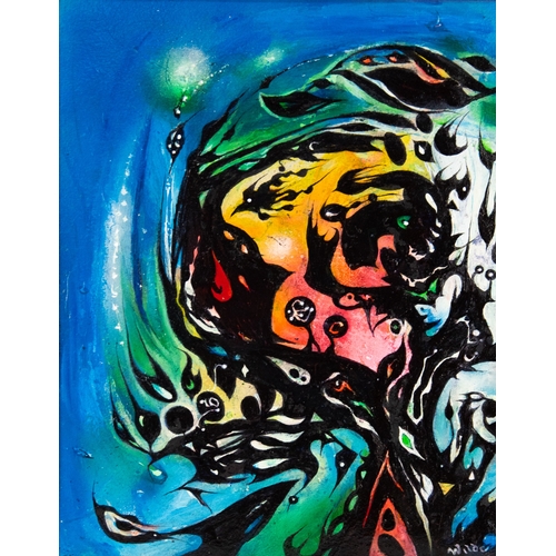 152 - DAVID WILDE (1913-1974) ACRYLIC ON BOARD‘The Old Oak in Winter’ Signed and titled and with a copy of... 