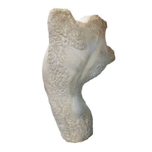 1 - THOMAS PETER OGLE (b. Finland 1938) SCULPTED WHITE MARBLE HEAD AND LIMBLESS MALE TORSO Clearly inspi... 
