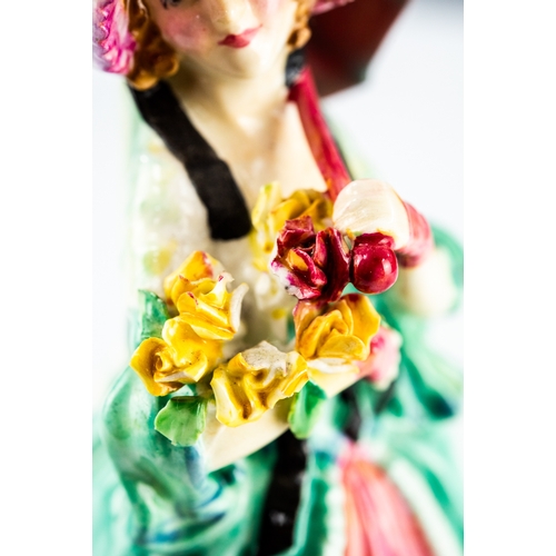 18 - ROYAL DOULTON CHINA FIGURE, ‘JUNE’, HN1690, 7 ¼” (18.4cm) high, printed and painted marks C/R- the c... 