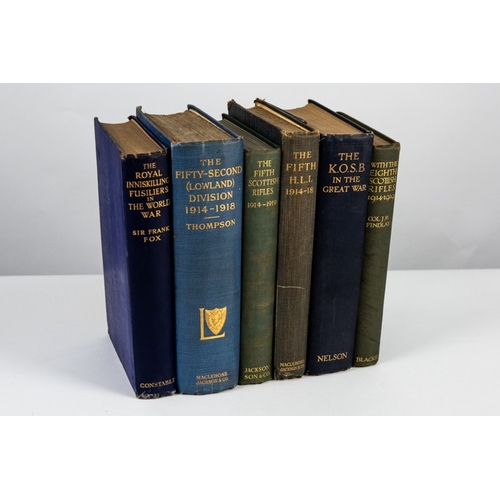 60 - SCOTTISH WWI MILITARY INTEREST. Thompson - The Fifty-Second (Lowland) Division 1914-1918, pub MacLeh... 