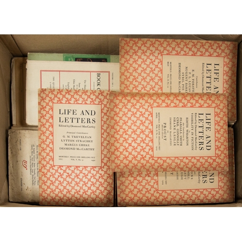 9 - Desmond MacCarthy - Life and Letters, approx, 28 issues including, 1928 Vol I, Nos I, II, II, IV, V ... 