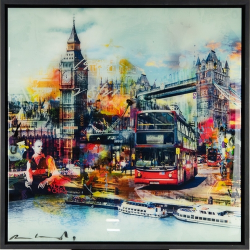 222 - PACO RAPHAEL (1975) EMBELLISHED DIGITAL MEDIA PRINT ON MANUFACTURED BOARD‘Roll with It’ Signed, titl... 