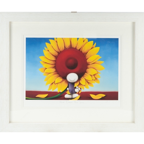 210 - DOUG HYDE (b.1972) ARTIST SIGNED LIMITED EDITION COLOUR PRINT 'Here comes the Sun' (140/395) with ce... 