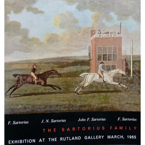 166B - JOHN NOST SARTORIUS (1759-1828)OIL ON RELINED CANVASMan on a bay horse riding with a terrier dog fol... 