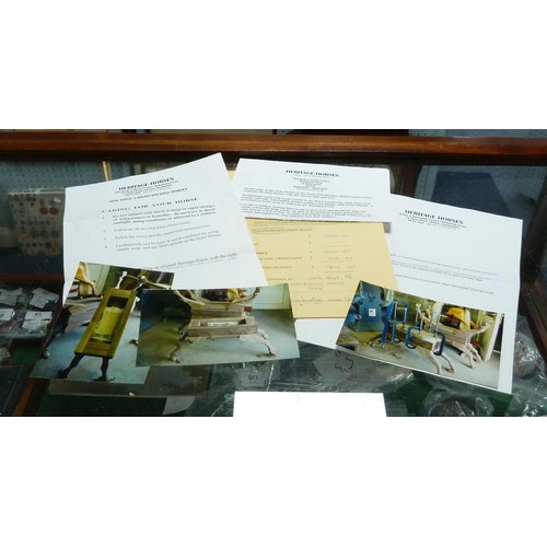 12 - MODERN ROCKING HORSE SUPPLIED BY HERITAGE HORSES, MORTON, DERBYSHIRE 1998, with horse hair mane and ... 