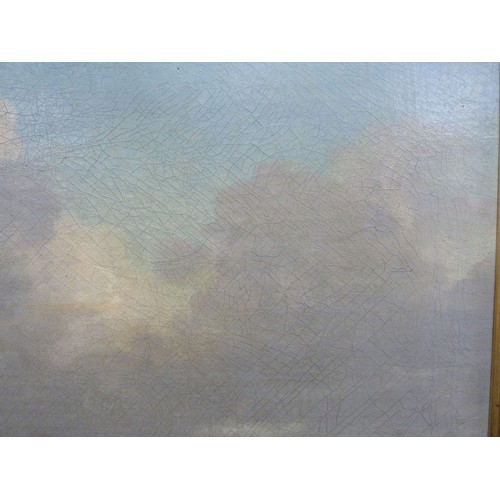 166B - JOHN NOST SARTORIUS (1759-1828)OIL ON RELINED CANVASMan on a bay horse riding with a terrier dog fol... 