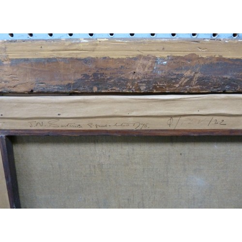 166B - JOHN NOST SARTORIUS (1759-1828)OIL ON RELINED CANVASMan on a bay horse riding with a terrier dog fol... 