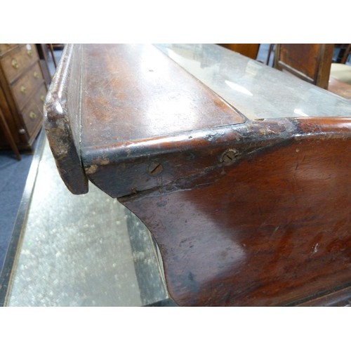 11 - TWO SIMILAR LATE VICTORIAN CHEMIST SHOP DISPLAY CASES, enclosed with rounded front glass lift up top... 