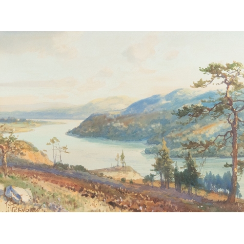 109 - GEORGE TREVOR (NINETEENTH/ TWENTIETH CENTURY)WATERCOLOUR‘The Three Roaches, Vale of Ullswater’ Signe... 