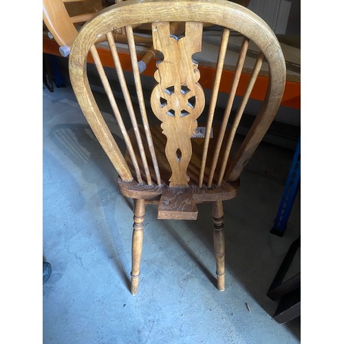 39 - Antique pine dining chair