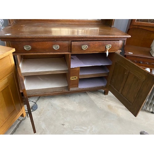 15 - Large sideboard with mirror  W137cm, D59cm approx.