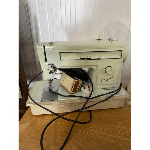 16 - Capri Electric Sewing Machine and cover