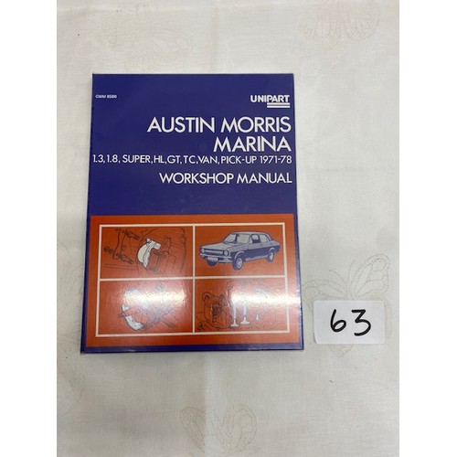 63 - Austin Morris Marina Workshop Manual