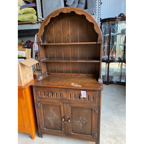 197 - Dark Wood Sideboard Cabinet