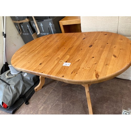 567 - Pine Extendable Table